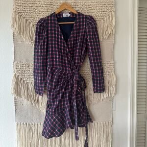 Tanya Taylor Plaid Lexi Dress